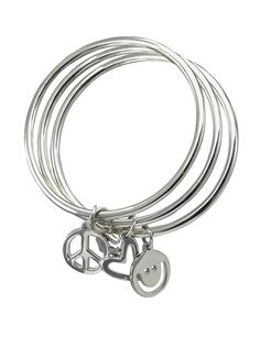 From Peaceloveworld Com C B Plw Bangles In Sterling Silver Rounded Edge Set Of These Should Adorn From Peaceloveworld Com C B Plw Bangles In Sterling Silver Rounded Edge Set Of These Should Adorn