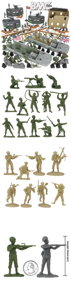 NEW MARX PALM TREES AND BUSHES 54 MM 1//32 SCALE JUNGLE PLAYSET TOY SOLDIERS WWII