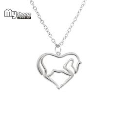 Hollow Pet Paw Print Colliers Mignon Animal Chien Chat Memorial Bijoux