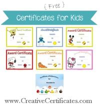 16 best certificates for kids images on pinterest free printable