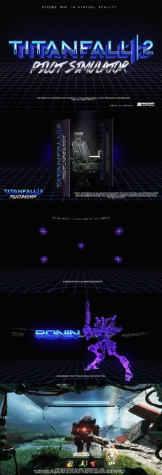 1328 points and 62 comments so far on reddit culture of gaming titanfall 2 pilot simulator an 80 s themed titanfall vr experience concept i