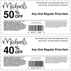 Michaels Coupon Promo Code From The Coupons App Off A Single Item And More At Crafts December