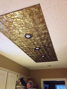 remodel flourescent light box in kitchen we also replaced the