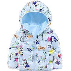 Longra Blouson /à Fermeture /éclair Enfant Manteau /à Capuche B/éb/é Filles Gar/çons G/éom/étrique Imprim/é Trench Habits B/éb/é Mode V/êtements B/éb/é Originaux