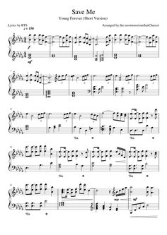 print and download spring day bts https musescore com shleiii bts save me piano sheet