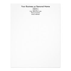 how do you make a letterhead