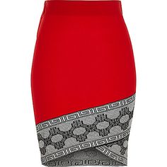 Mujer De Las Señoras Ocasionales Ojal Cordones Corbata Nudo Bodycon Mini Falda Con Abertura Lateral Dividir