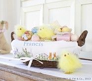 Easter T-Shirts Two Rabbits Decorating a Tree 3dRose VintageChest