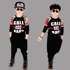 Childrens Clothing Girls Culottes Suit Spring Autumn Cotton Sweaters Sets Tide