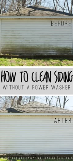 14 Best Cleaning Vinyl Siding Images Hacks Clean How To Clean Siding Without A Washer