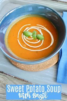 41112 Best Food Bloggers Share Alliance Pinterest Board Images On Easy Sweet Potato Soup With A Hint Of Ginger And Basil Perfect For