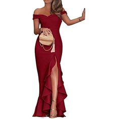 neudas Women Lace Floor Length Pleated Dress Wedding Cocktail Ball Gown Dresses