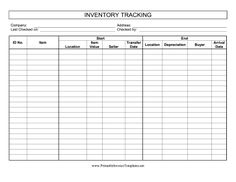 inventory tracking spreadsheet template free inventory sheet