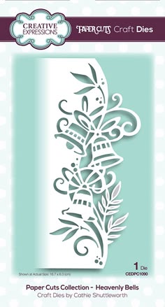 PAPER BOUTIQUE CHRISTMAS DOILY DIE CUTS SINGLE//MIXED COLOURS x 1 SET OF 28 CUTS