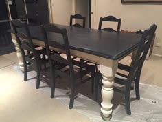 antique dining table updated with chalk paint | antique dining antique dining table updated with chalk paint | antique dining