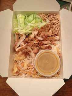 Describe how asian chicken salade this