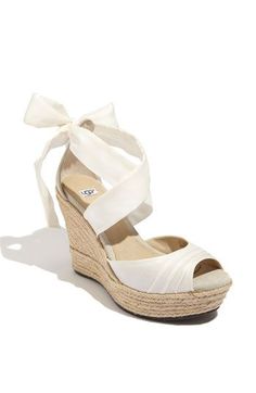 Great Idear If You Want To Wear Them All Day Not Nearly As Hard Ugg Australia Lucianna Wedge Available At Nordstrom My Wedding Fashion High Heel Shoes For Women