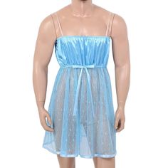Sissy Lingerie perfect crossdressing fun wear so sheer and see-through Black organza teddy