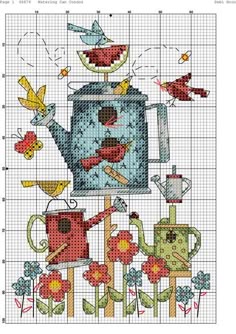 Assorted Anchor Cross Stitch Birds and Seasons