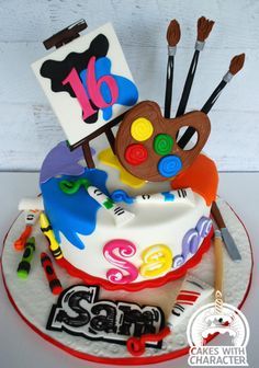 art themed sweet 16