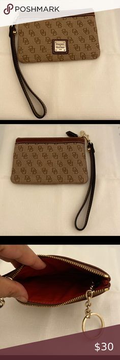 Guatemalan Fabric Makeup Bag Red Gray Brown Black