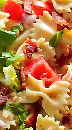 288 Best Pasta Salads Images On Pinterest In 2018 Food Salad 20 Minute Blt Pasta Salad