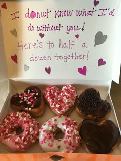 Gifts For Long Distance Relationships Relationship Diy 6 Month Anniversary Donut Gift Could Do The Same For A Dozen Year