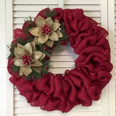 christmas burlap ruffle wreath over 30 of the best homemade diy burlap christmas wreath