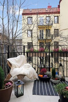20 inspirations d\u0027aménagement pour votre petit balcon