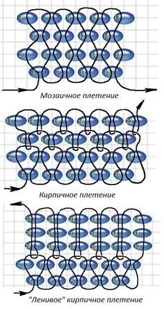 Популярные техники бисероплетения, от примитивных до сложных