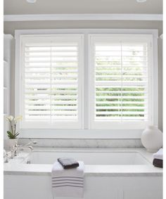 71 Best Wood Blinds And Shutters Interior Design Images On Plantation Shutters For Master Bath And Bedroom Bambooverticalblinds Suites White Wood Blinds