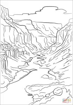Download Grand canyon Coloring page at GilaBen.com | Arizona ...