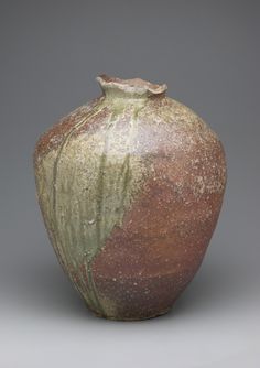 Vase Traditional Japanese Ancient Yuzen Kimono Pattern Kutani Yaki Ware