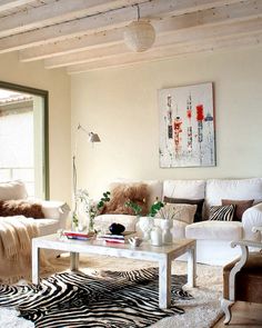 85 Best Stenciled Zebra And Animal Print Cowhides Images Dle Zebra Printed Cowhide Large Rug Natural White