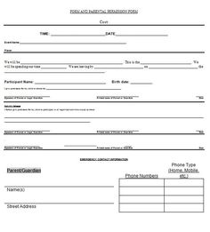 school permission slips