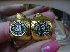 786 Best Givenchy Images Drop Earrings Ear Rings Signature Logo Givenchy Logos Clip Earrings 1980s Vintage Jewelry Jewels