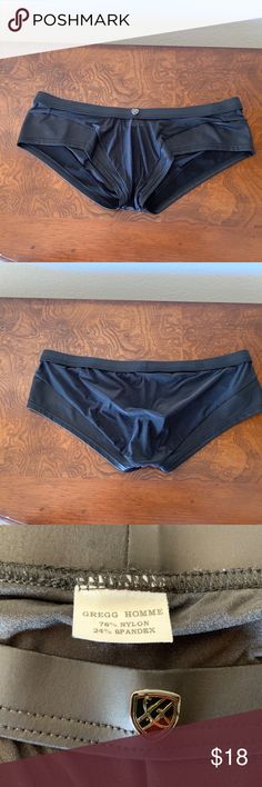 Gregg Homme Break-In Sheer Mesh Zipper Front Trunk 142015