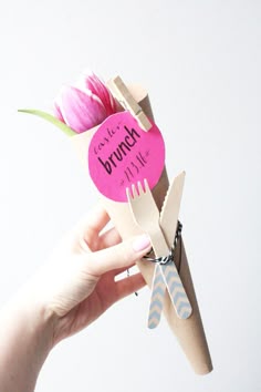 Hochwertige Gutscheinkarte zum Falten Restaurant Besteck Geschenkgutschein .