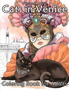Cats In Venice Coloring Book For Adults By Happy