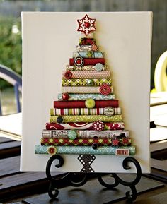 Auto Adhesivo Verde árbol De Navidad Diamonte Artesanía//Invitaciones//Scrapbook 4 PK