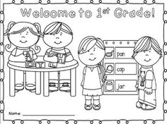 back to school coloring page freebie teacherspayteachers com first grade coloring sheets
