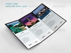travel brochure layout