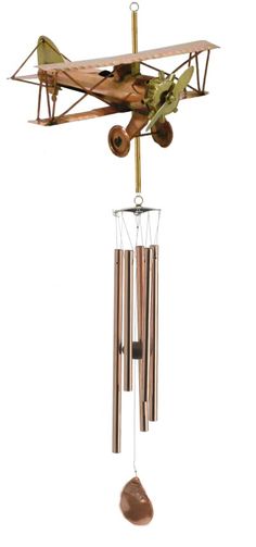 23 Best Wind Chimes Made From Kitchen Items Images Copper Weathervanes Gd Biplane Weathervane Pe Anything To Do With Planes That