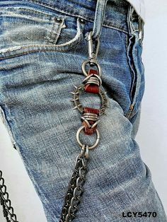 BYFRI Pantaloni Moda Hipster dArgento degli Uomini Portachiavi Hip-Hop Punk Rivet gotici in Acciaio Inossidabile Jeans Catena Stella Nappa Accessori BYFRI Pantaloni Moda Hipster dArgento degli Uomini Portachiavi Hip-Hop Punk Rivet gotici in Acciaio Inossidabile Jeans Catena Stella Nappa Accessori