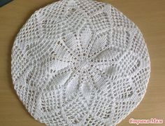 Ажурный берет крючком - Вяжем вместе он-лайн - Страна Мам
