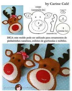 540 Ideas De Navidad Reno Rudolf Nariz Roja Navidad Manualidades Navideñas Reno