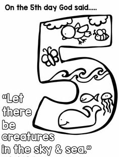 the days of creation are written starting in genesis and outline what god - Creation Day 2 Coloring Page the days of creation are written starting in genesis and outline what god - Creation Day 2 Coloring Page