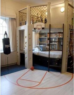 pinterestawesome boy\u0027s room with basketball theme imagine the basketball hoop as a giant mesh laundry basket