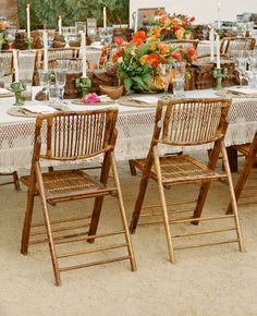 27 Best Bamboo Chairs Images On Pinterest Wedding Stuff Beachy Boho Table Setting And Chairs Wedding Reception Seating Decorations