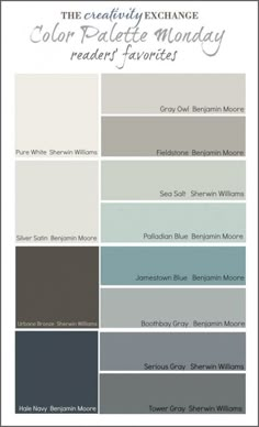 Benjamin Moore Paint Colors Colour Schemes, Color Combos, Color Palettes, Paint Palettes, Color Options, Paint Combinations, Color Trends, Wall Colors, House Colors